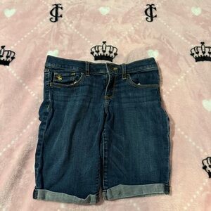 Abercrombie Kids Bermuda Length Jean Shorts